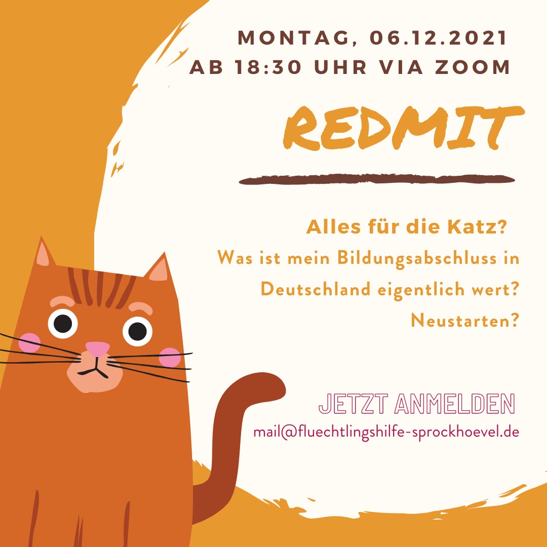 Einladung zur 3. redMit-Veranstaltung Alles für die Katz
